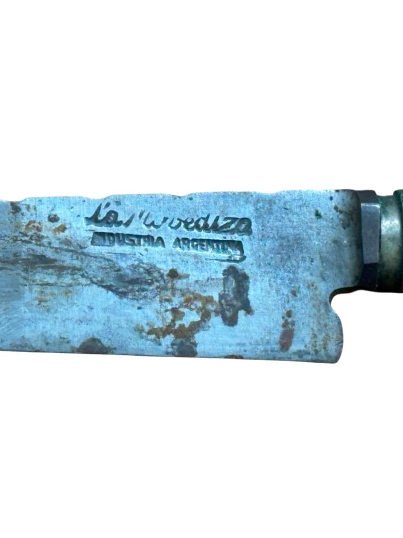 CUCHILLO / DAGA DE CAMPO "LA MOVEDIZA" – INDUSTRIA ARGENTINA (PLATA 800) - Imagen 8