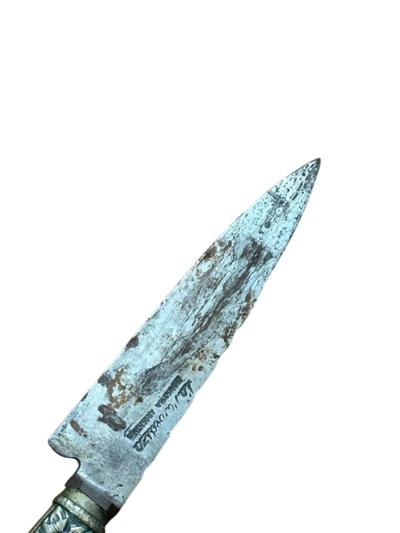 CUCHILLO / DAGA DE CAMPO "LA MOVEDIZA" – INDUSTRIA ARGENTINA (PLATA 800) - Imagen 10