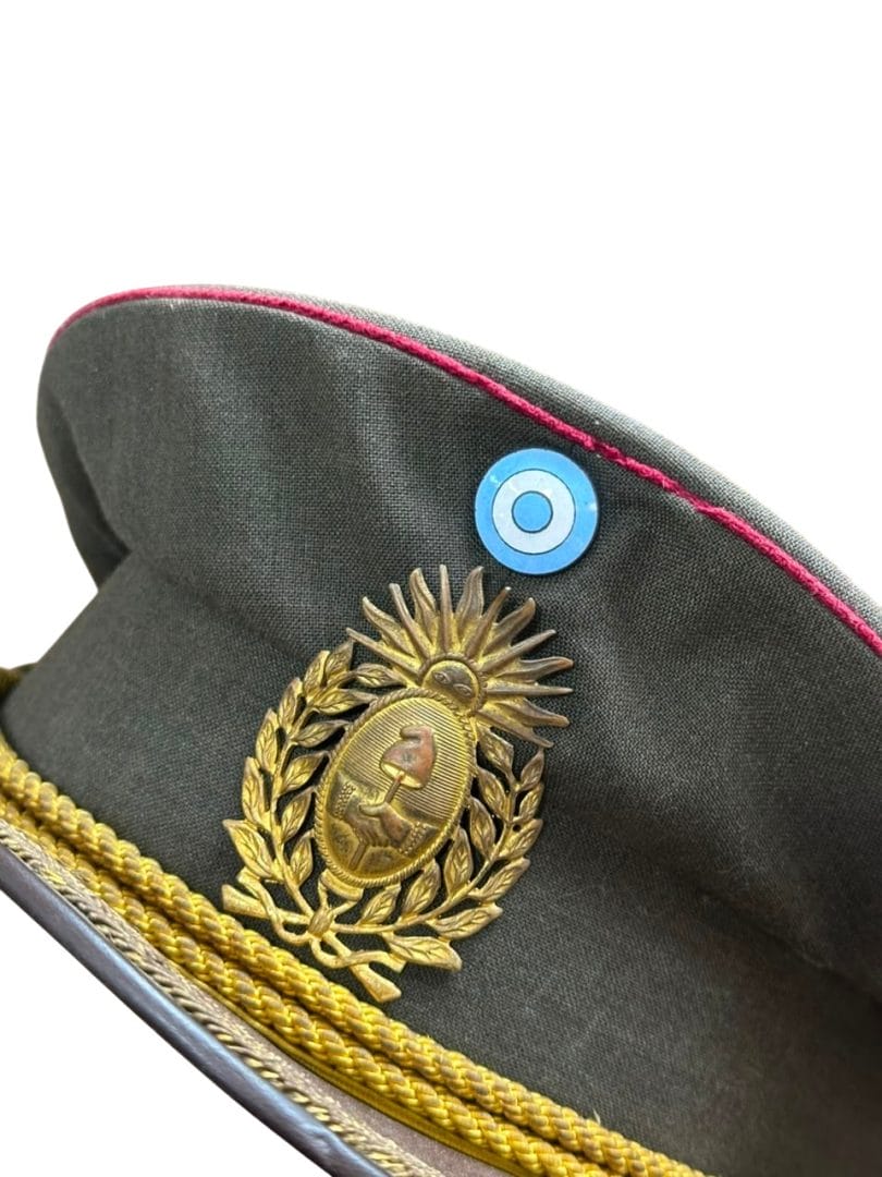 GORRA MILITAR DE PLATO VINTAGE – EJÉRCITO ARGENTINO - Imagen 9