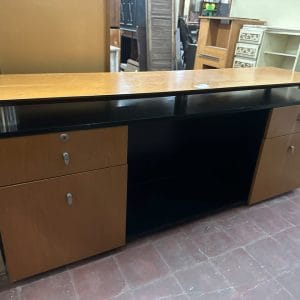 Mueble de oficina / rack ejecutivo de madera sólida bifacial