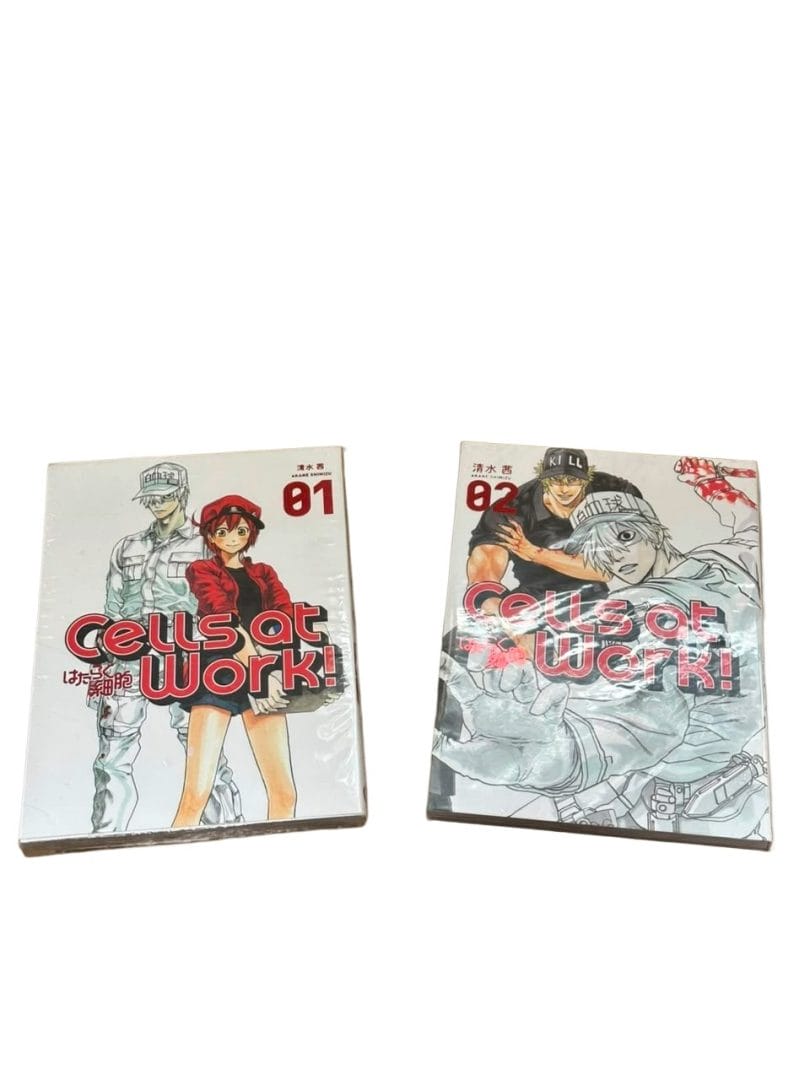 Set de 2 mangas Cells At Work (Tomos 1 y 2) Akane Shimizu