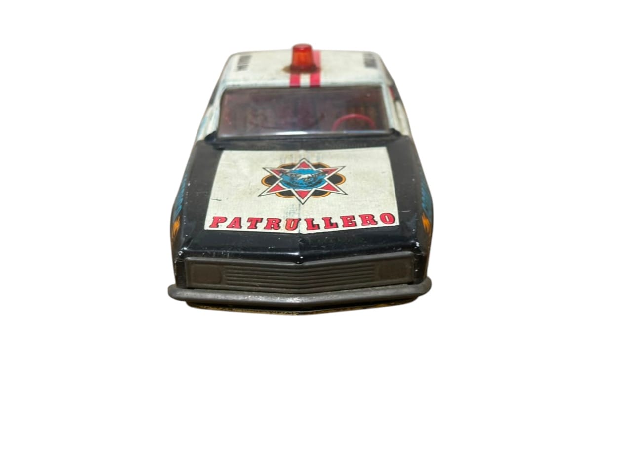 JUGUETE VINTAGE AUTO DE POLICÍA PATRULLERO “COMANDO RADIOELÉCTRICO” - Imagen 2