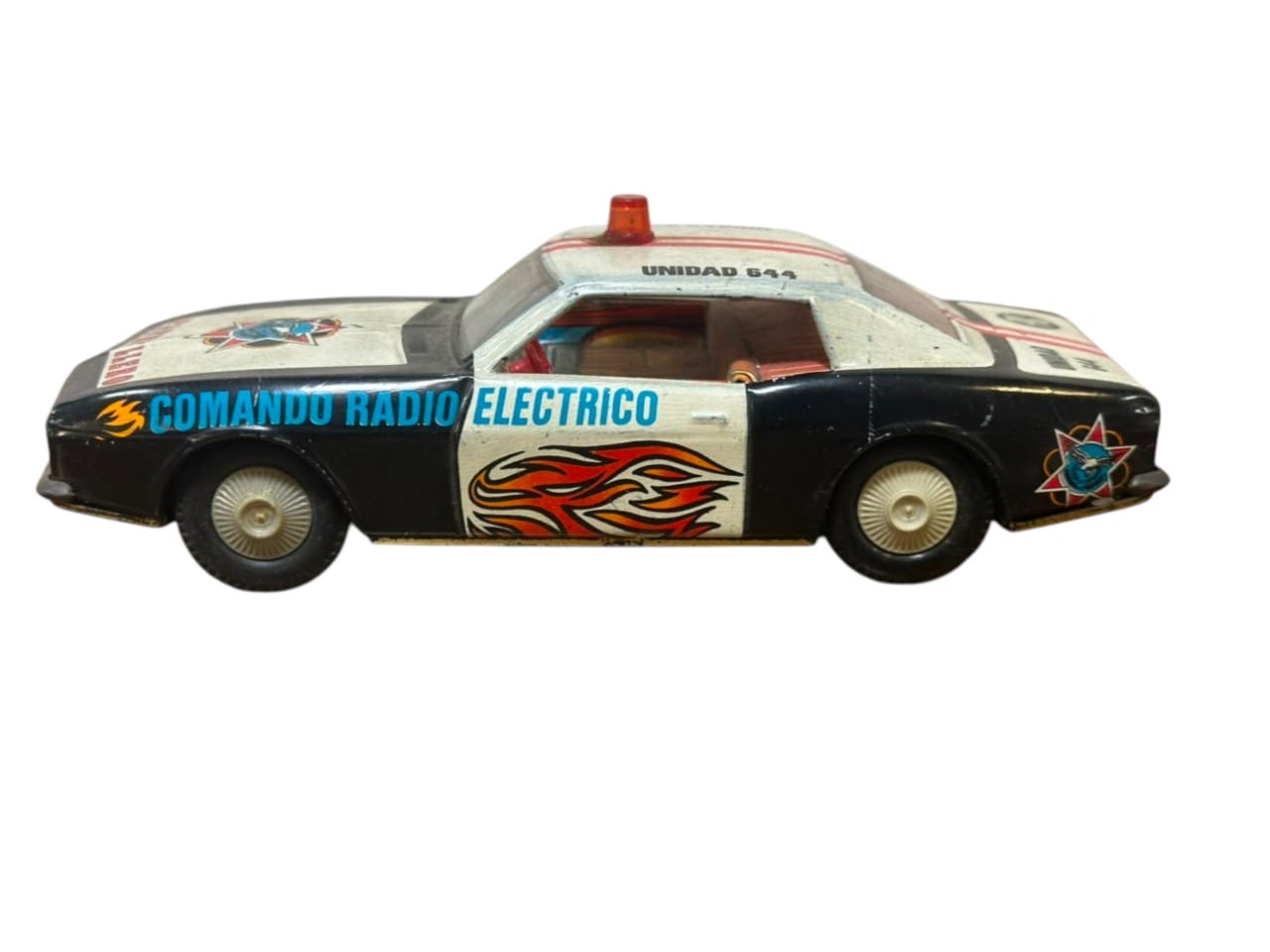 JUGUETE VINTAGE AUTO DE POLICÍA PATRULLERO “COMANDO RADIOELÉCTRICO” - Imagen 3