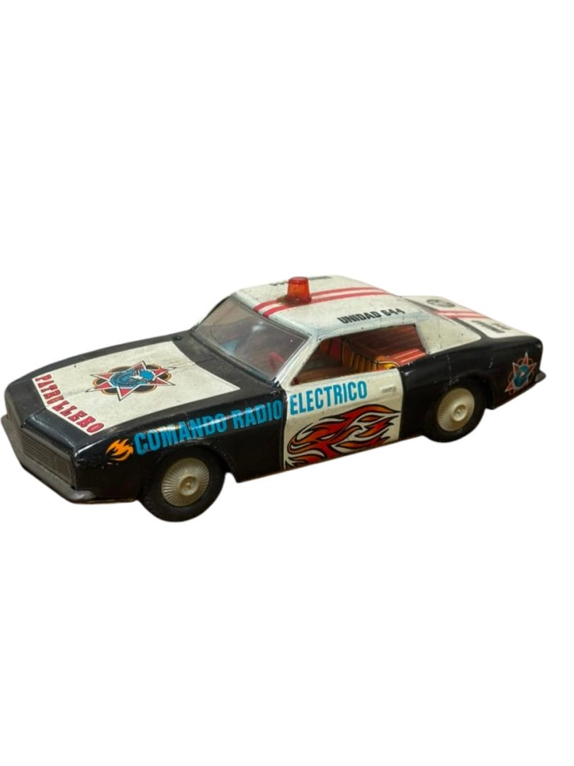 JUGUETE VINTAGE AUTO DE POLICÍA PATRULLERO “COMANDO RADIOELÉCTRICO” - Imagen 7