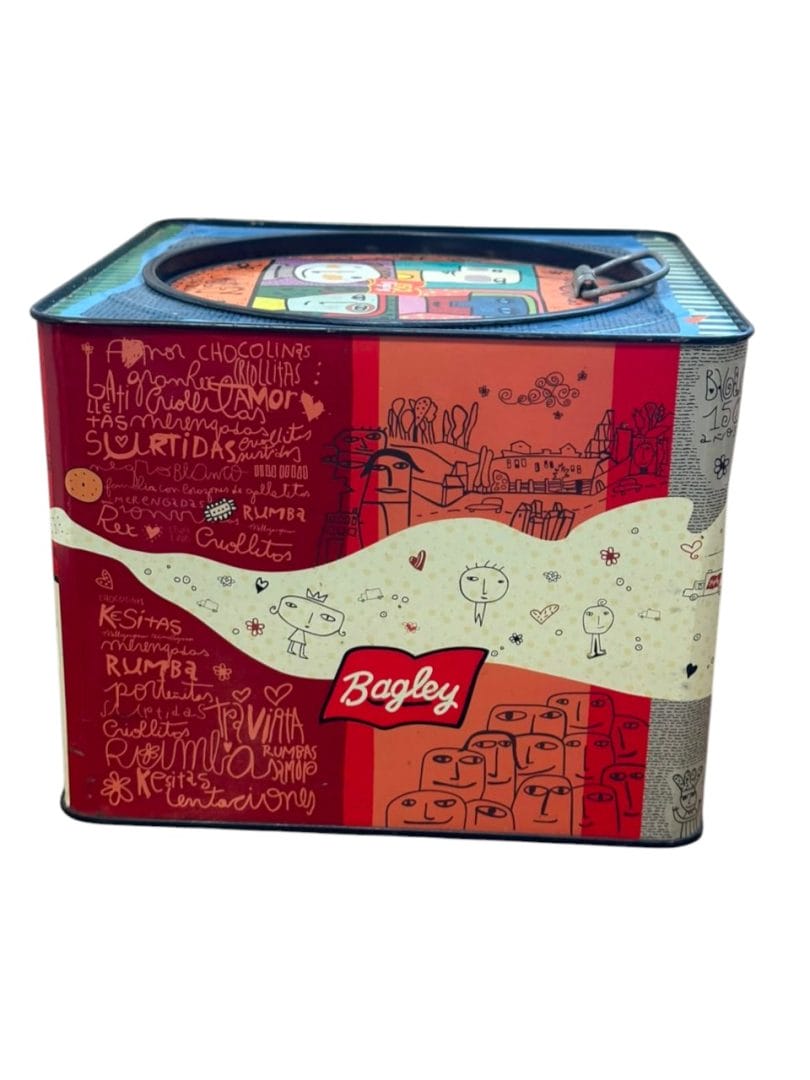 LATA DE GALLETITAS BAGLEY 150 AÑOS – EDICIÓN ESPECIAL POR MILO LOCKETT - Imagen 5