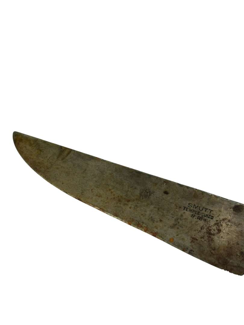 CUCHILLO VINTAGE DE COCINA / OFICIO – SMUTT “TEMPLE SUIZO” M.R. - Imagen 7