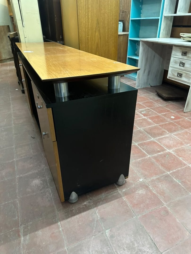 Mueble de oficina / rack ejecutivo de madera sólida bifacial - Imagen 3