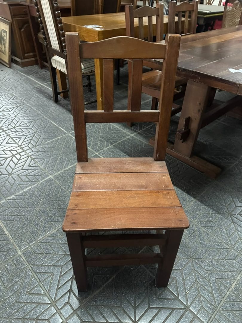 Juego de comedor en madera de algarrobo - Imagen 8