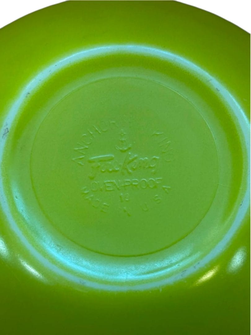 Bowl de vidrio opalino “Fire-King” - Anchor Hocking (USA) - Imagen 6