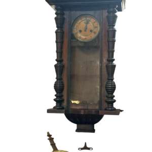 RELOJ DE PARED DE PÉNDULO ANTIGUO – JUNGHANS (ALEMANIA)