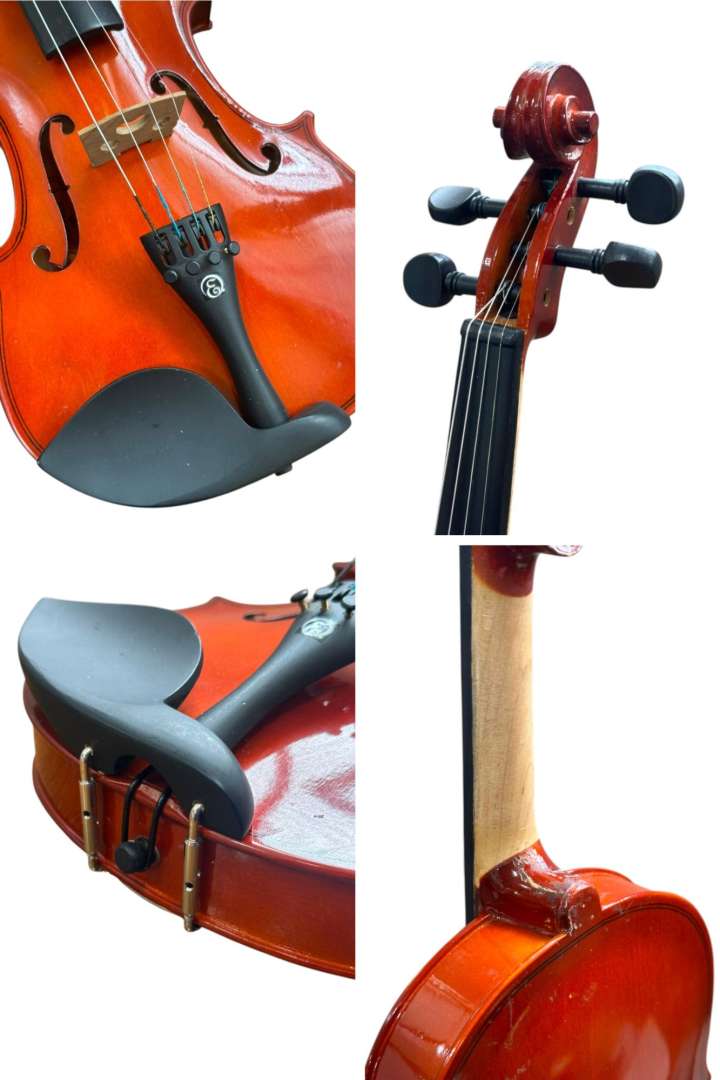 VIOLÍN DE ESTUDIANTE 3/4 CON ESTUCHE RIGIDO - Imagen 2
