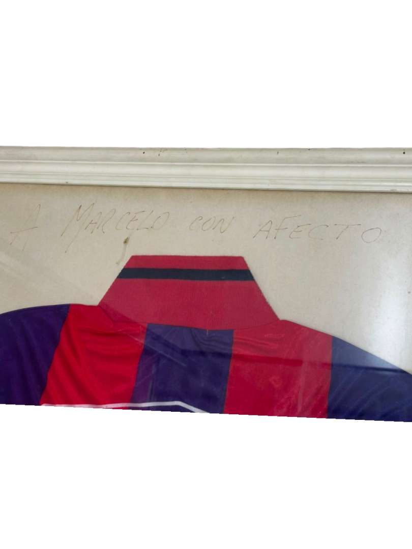 CUADRO CON CAMISETA DE SAN LORENZO (1992-1993) – N° 10 NÉSTOR "PIPO" GOROSITO - Imagen 5