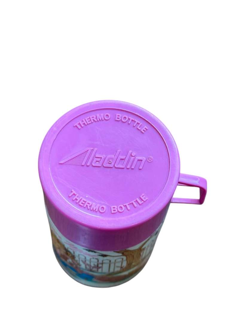 SET DE LONCHERA DE METAL Y TERMO VINTAGE "JUNIOR MISS" – ALADDIN (MADE IN USA) - Imagen 11