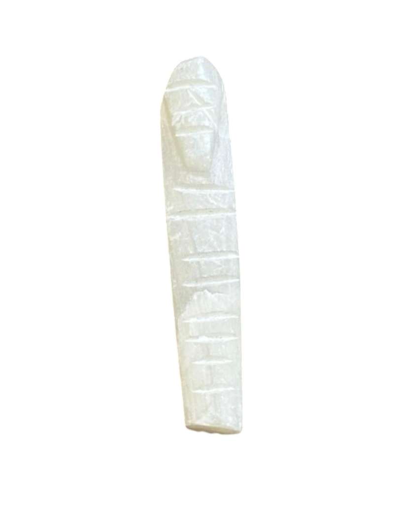 FIGURA EGIPCIA SARCÓFAGO DE ALABASTRO / PIEDRA – ARTÍCULO DECORATIVO - Imagen 9