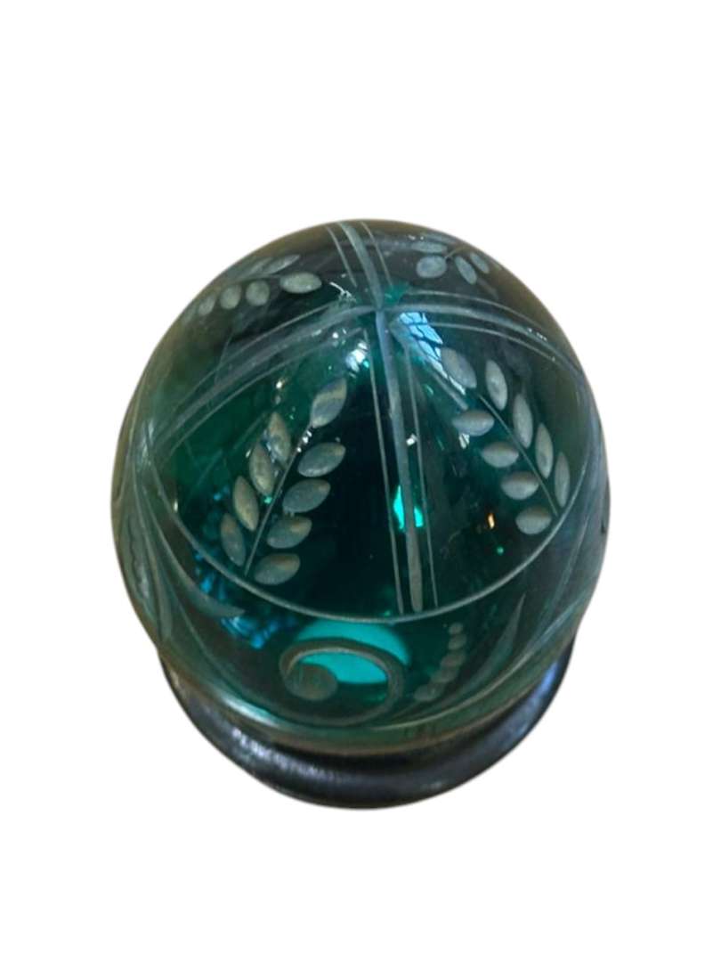 HUEVO DE CRISTAL TALLADO – ST. PETERSBURG CRYSTAL ART (ARTESANAL) - Imagen 3