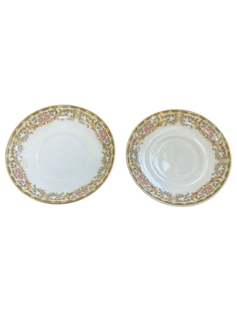 SET DE 3 PLATITOS DE PORCELANA DE COLECCIÓN – SCHMIDT & LIMOGES (FRANCIA) - Imagen 2