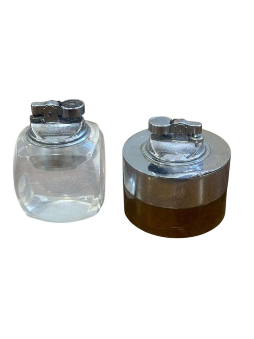 PAR DE ENCENDEDORES VINTAGE DE MESA – COMPONENT BRASIL - Imagen 2