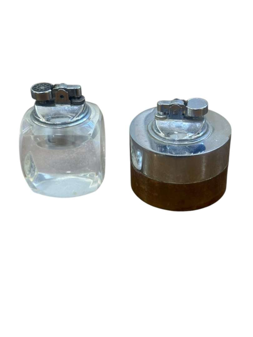 PAR DE ENCENDEDORES VINTAGE DE MESA – COMPONENT BRASIL - Imagen 3
