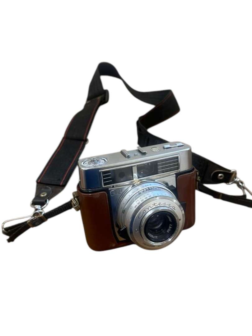 CÁMARA FOTOGRÁFICA VINTAGE ZEISS IKON CONTESSA (ALEMANIA / CARL ZEISS TESSAR 2.8/50) - Imagen 4