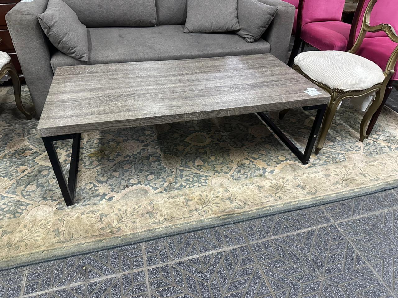 Mesa ratona industrial de melamina y metal - Imagen 5