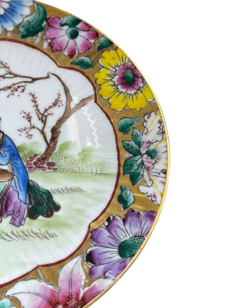 Plato de porcelana Tsuji pintado a mano - Imagen 2