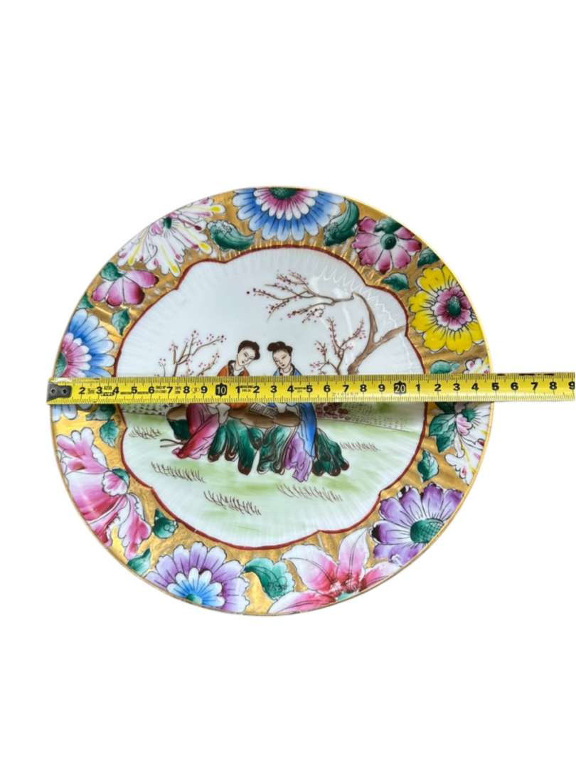 Plato de porcelana Tsuji pintado a mano - Imagen 6