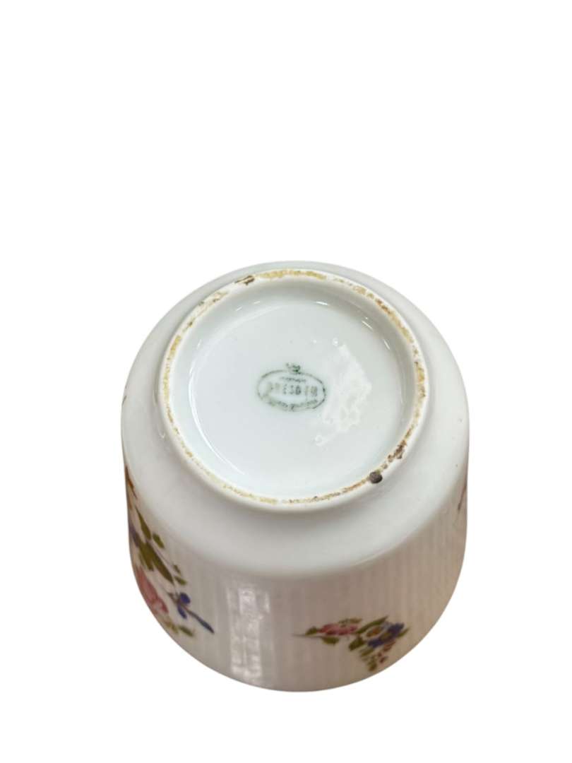 Azucarera de porcelana Dresden con tapa - Imagen 7