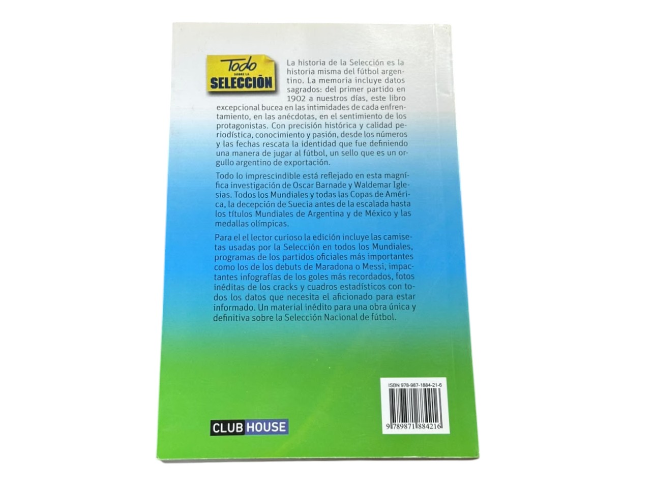 Libro todo sobre la selección - Oscar Barnade y Waldemar Iglesias - Imagen 2