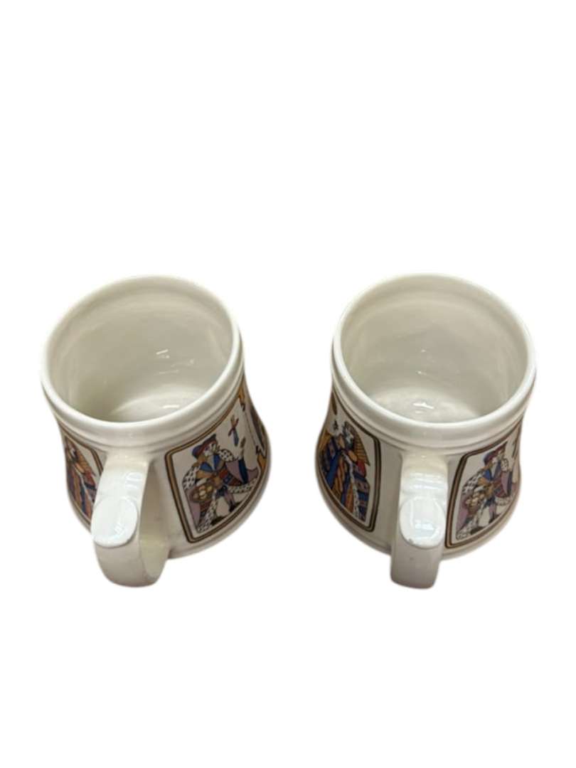 Par de chops de ceramica Ancers Industria Argentina - Imagen 4