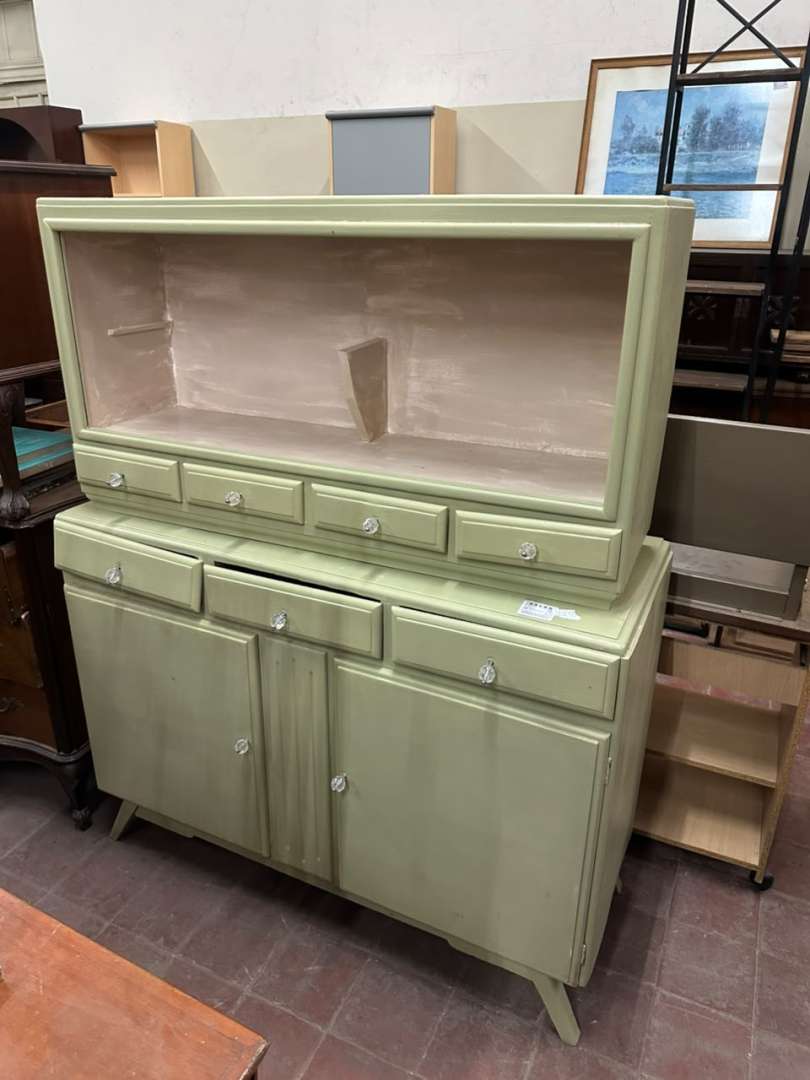 Mueble de cocina en madera / bazar y organizador
