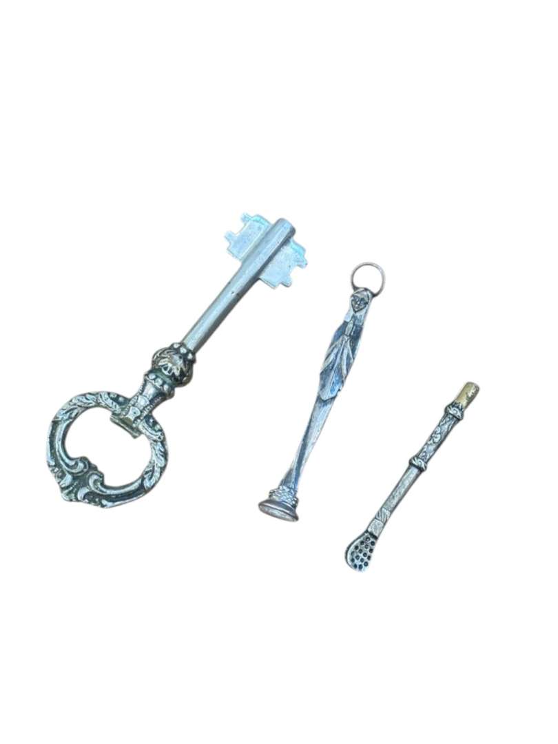 SET DE OBJETOS METÁLICOS VINTAGE / DE COLECCIÓN - Imagen 4