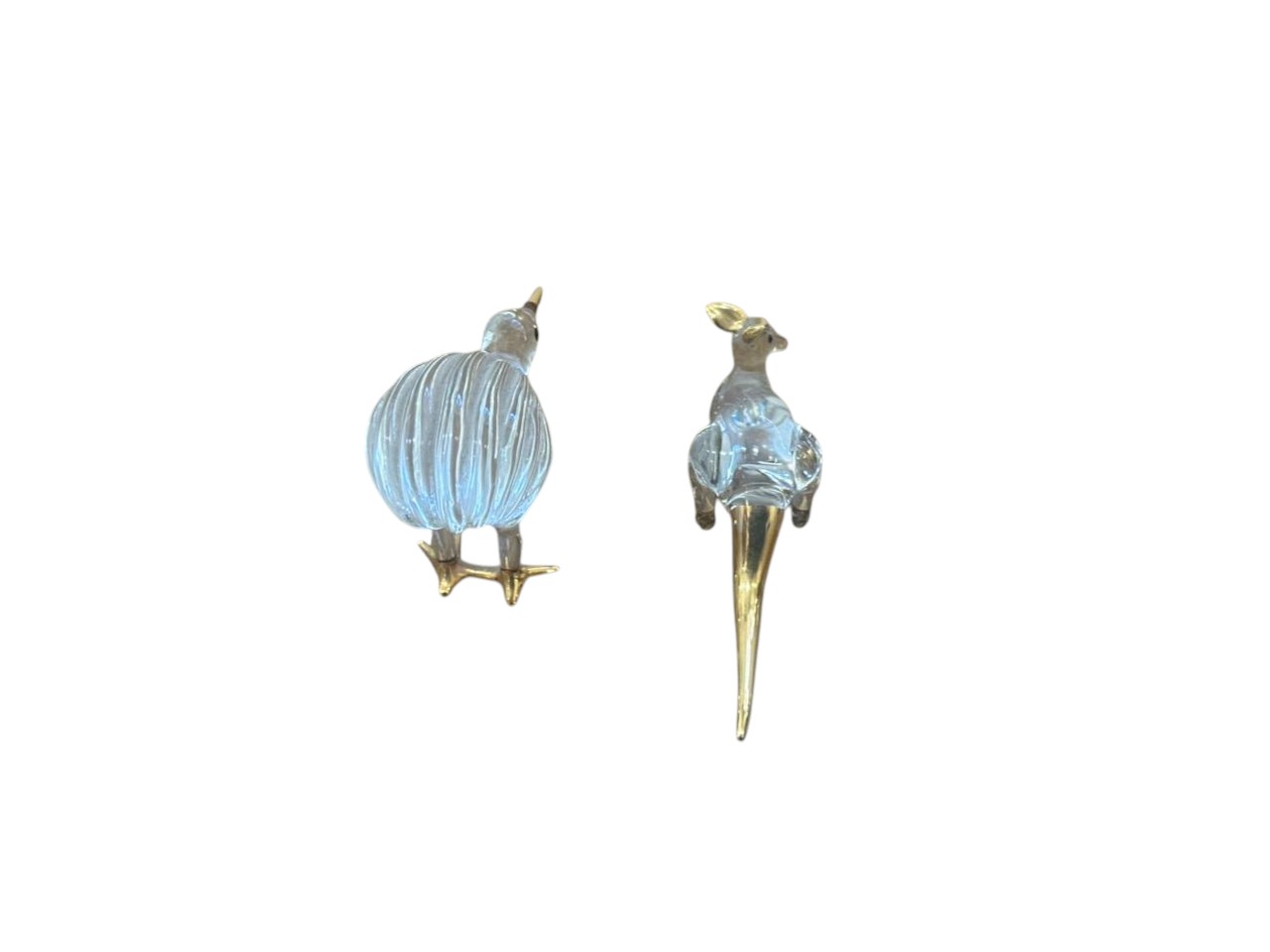 SET DE FIGURAS Y ESCULTURAS DE CRISTAL – MATS JONASSON / CRISTAL CON DETALLES DORADOS - Imagen 6