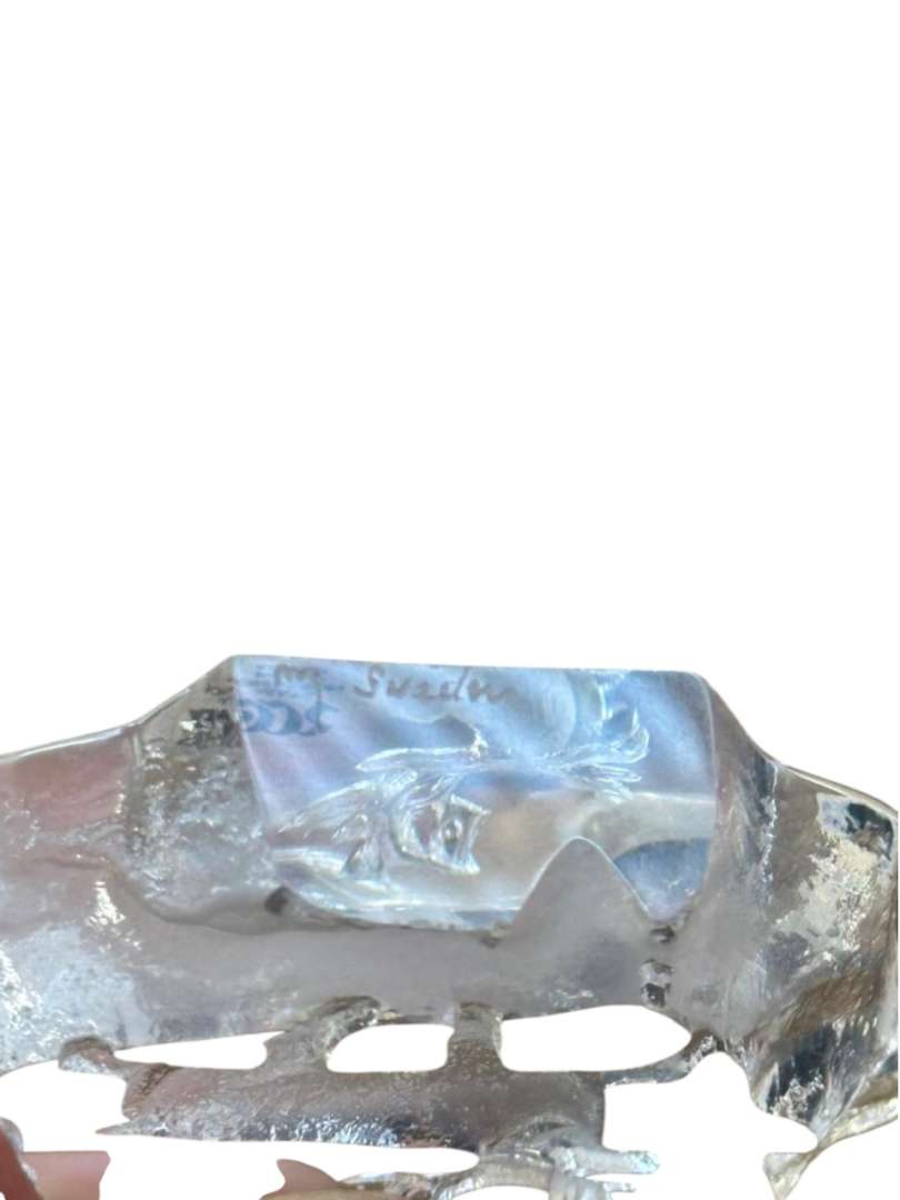 SET DE FIGURAS Y ESCULTURAS DE CRISTAL – MATS JONASSON / CRISTAL CON DETALLES DORADOS - Imagen 12