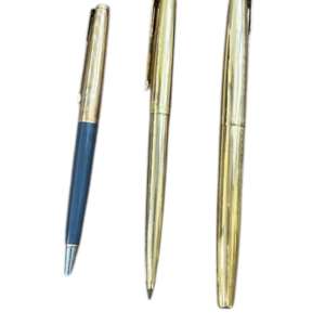 SET DE 3 INSTRUMENTOS DE ESCRITURA VINTAGE PARKER – PLUMA Y BOLÍGRAFOS