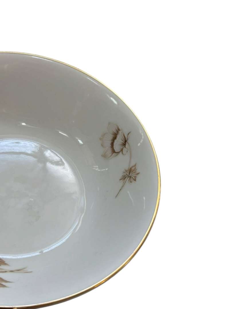 Set de 4 compoteras de porcelana floreadas Verbano - Imagen 3