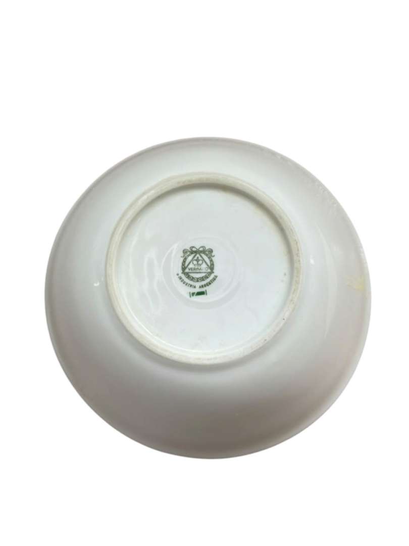 Set de 4 compoteras de porcelana floreadas Verbano - Imagen 4