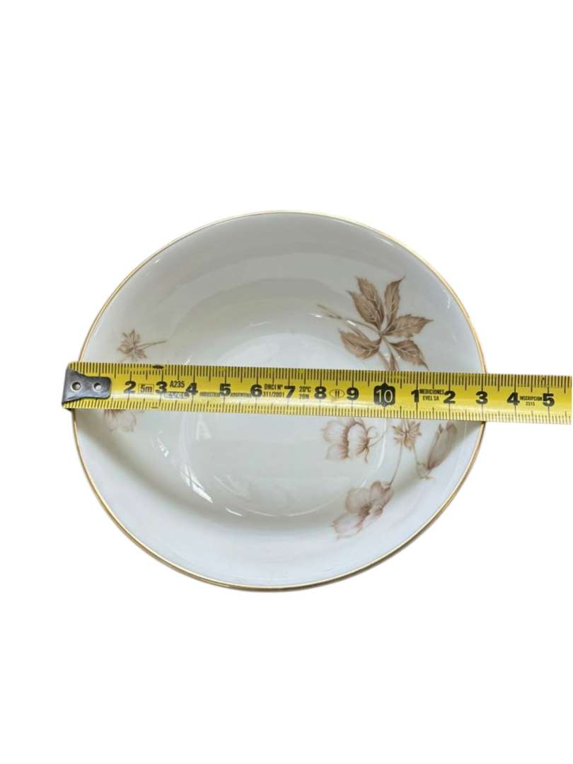 Set de 4 compoteras de porcelana floreadas Verbano - Imagen 6