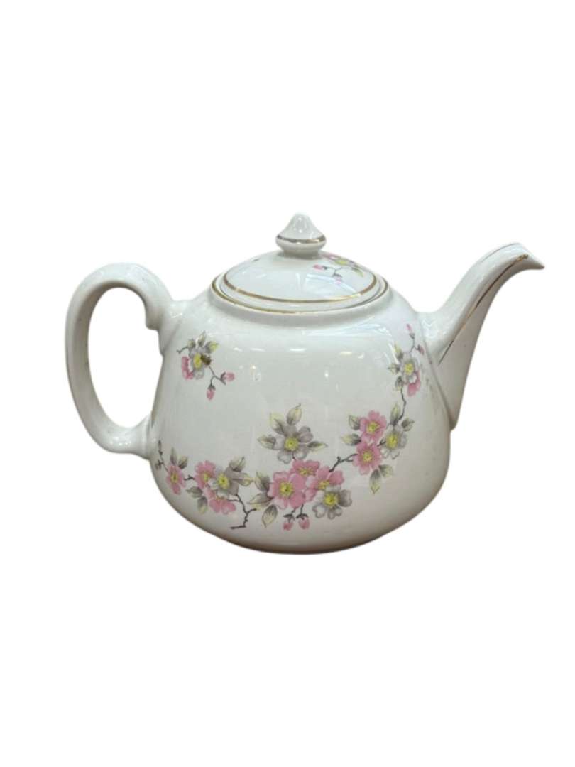 Tetera de porcelana clásica floral Hartford industria Argentina - Imagen 4