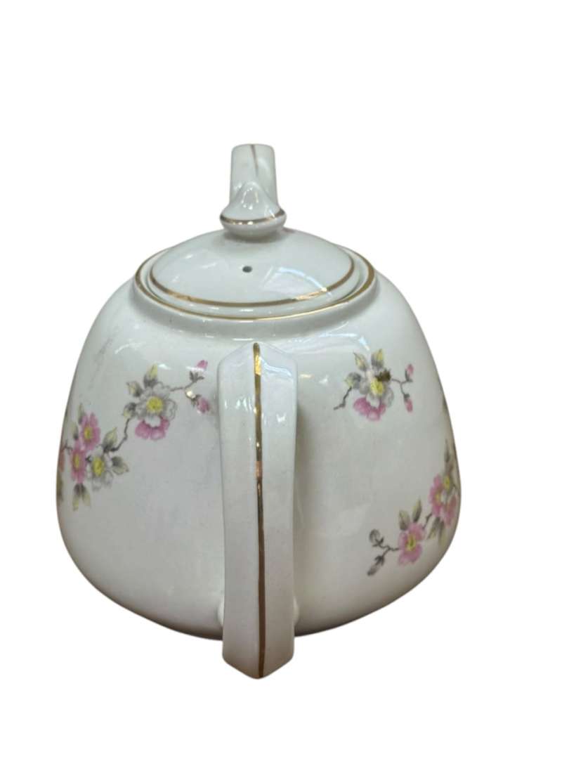 Tetera de porcelana clásica floral Hartford industria Argentina - Imagen 6