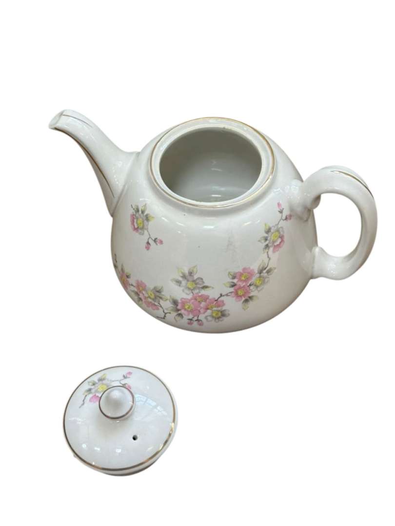 Tetera de porcelana clásica floral Hartford industria Argentina - Imagen 8
