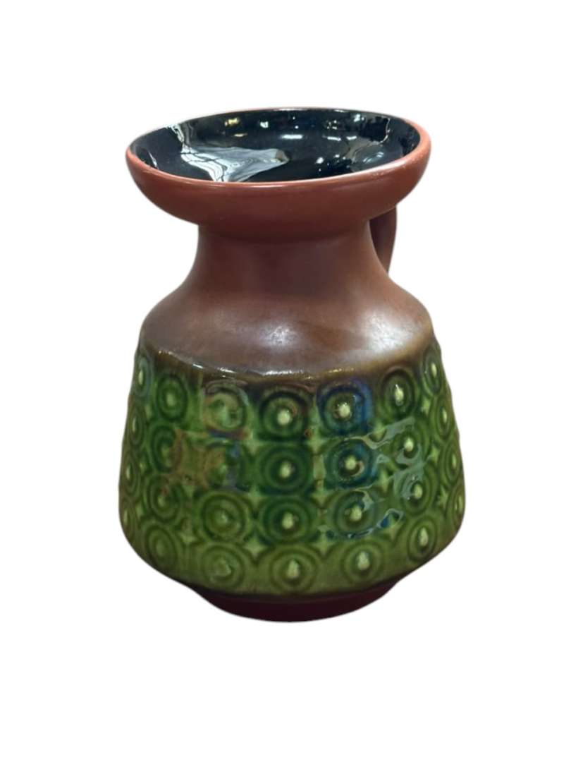 Jarron / jarra vintage de ceramica estilo fat lava - Imagen 3