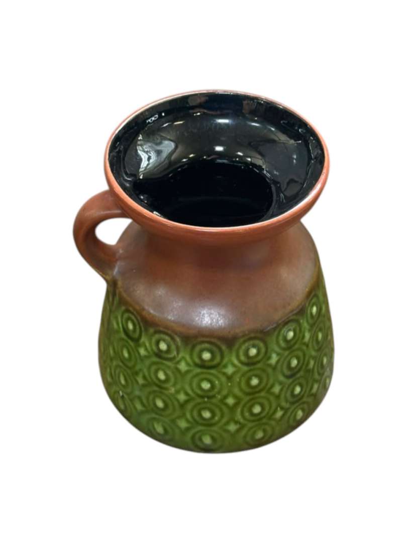 Jarron / jarra vintage de ceramica estilo fat lava - Imagen 5