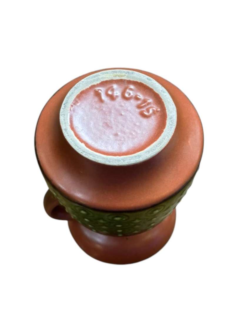 Jarron / jarra vintage de ceramica estilo fat lava - Imagen 6