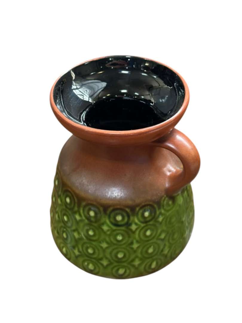 Jarron / jarra vintage de ceramica estilo fat lava - Imagen 7