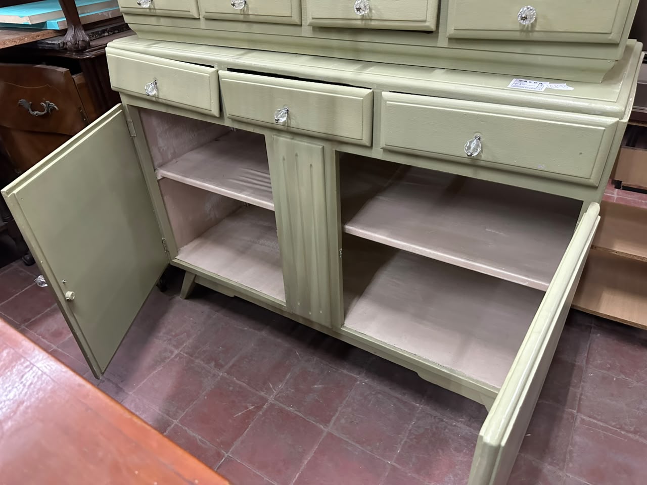 Mueble de cocina en madera / bazar y organizador - Imagen 7