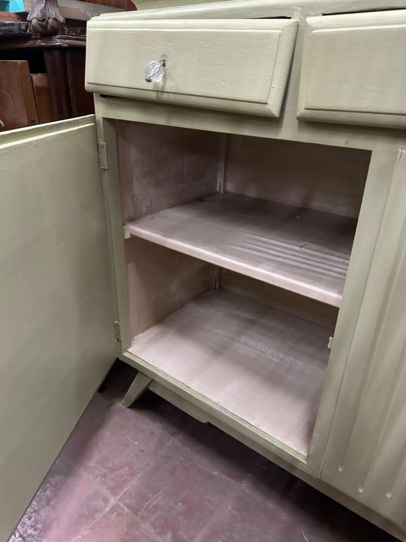 Mueble de cocina en madera / bazar y organizador - Imagen 9