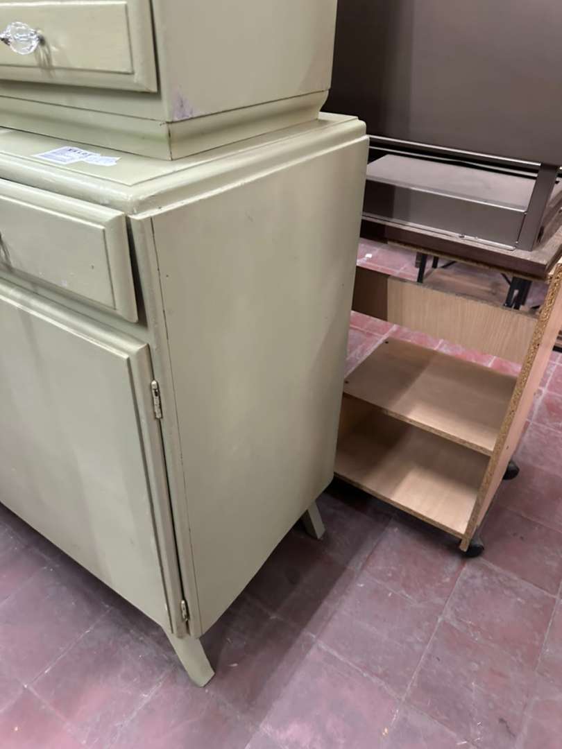 Mueble de cocina en madera / bazar y organizador - Imagen 10