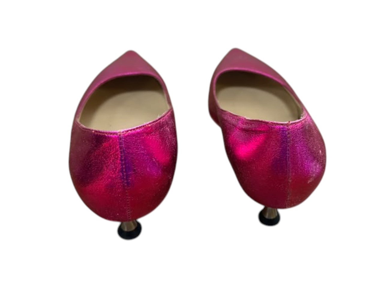 Zapatos stiletto metalizados “Verena Senn” en tono fucsia - Imagen 6