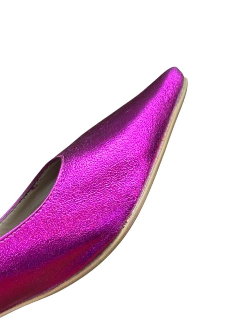 Zapatos stiletto metalizados “Verena Senn” en tono fucsia - Imagen 12