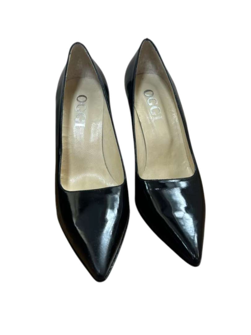 Zapatos de vestir en charol negro Oggi - Imagen 2